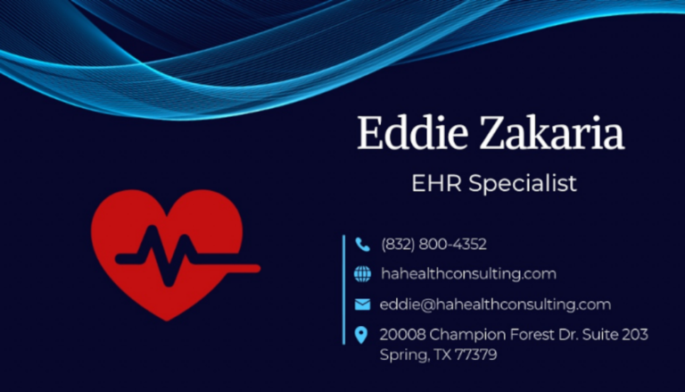 Eddie Zakaria business card